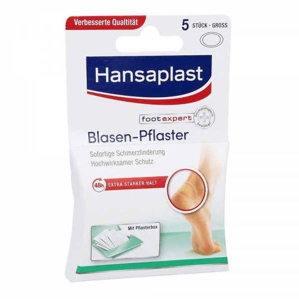Hansaplast Blasen-Pflaster groß, 5 St.
